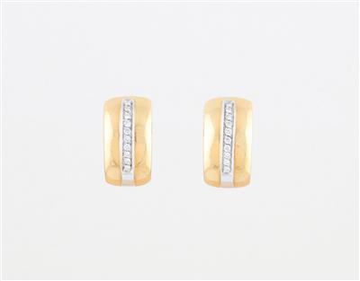 Brillantcreolen zus. ca. 0,20 ct - Schmuck