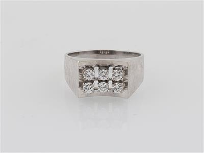 Brillantring zus. ca. 0,55 ct - Klenoty