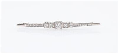 Diamantbrosche zus. ca. 1,25 ct - Jewellery
