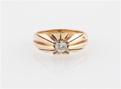 Altschliffbrillant Solitär Ring ca. 0,55 ct - Klenoty