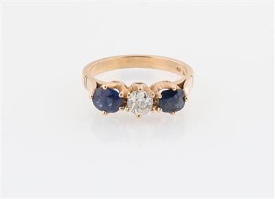 Brillant Saphir Ring - Klenoty