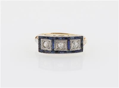 Altschliffdiamant Ring zus. ca. 0,20 ct - Jewellery