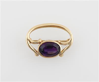 Amethyst Brosche - Schmuck