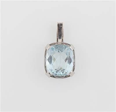 Aquamarin Anhänger ca. 12 ct - Schmuck