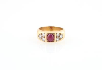 Brillant Rubin Ring - Gioielli