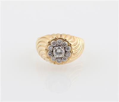 Brillantring zus. ca. 0,60 ct - Gioielli