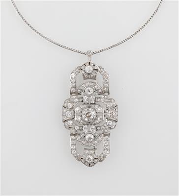 Diamantanhänger zus. ca.6 ct - Klenoty