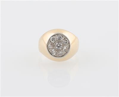 Altschliffdiamant Ring zus. ca. 0,55 ct - Schmuck