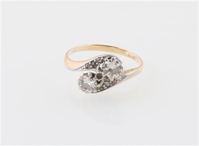 Altschliffdiamant Ring zus. ca. 0,70 ct - Schmuck