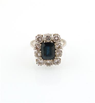 Brillant Saphir Ring - Klenoty