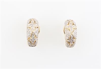 Diamant Ohrclips zus. ca. 1,20 ct - Jewellery