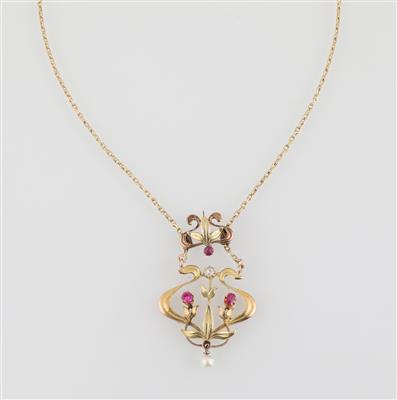 Diamant Rubincollier - Jewellery