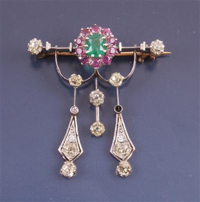 Altschliffbrillant/diamant Brosche - Jewellery