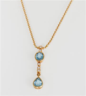 Brillant Aquamarincollier - Jewellery