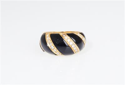 Diamant Onyx Ring - Gioielli