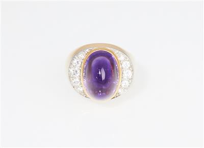 Brillant Amethystring - Schmuck