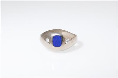 Brillant Lapislazuli Ring - Schmuck