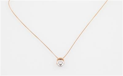 Damiani Brillantsolitär Collier ca. 0,20 ct - Klenoty