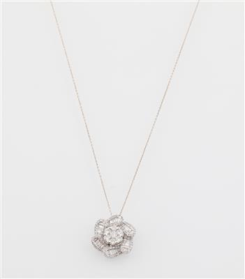 Diamantanhänger zus. ca. 0,95 ct - Jewellery