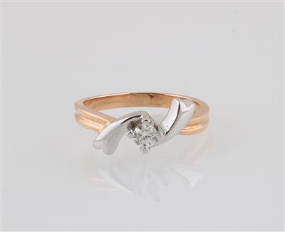 Brillantsolitär Ring ca. 0,10 ct - Schmuck