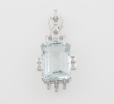 Aquamarinanhänger ca. 19 ct - Schmuck