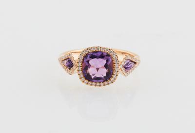 Brillant Amethystring - Schmuck