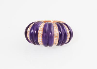 Brillant Amethystring - Schmuck