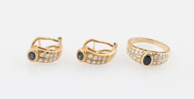Brillant Saphirgarnitur - Jewellery