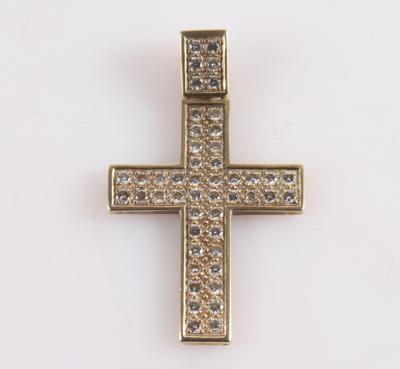 Brillantkreuz zus. ca.1,45 ct - Schmuck