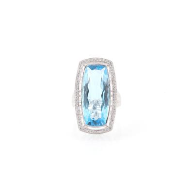 Ring mit behandeltem Topas ca. 17,45 ct - Schmuck