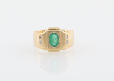 Brillant Smaragdring - Jewellery