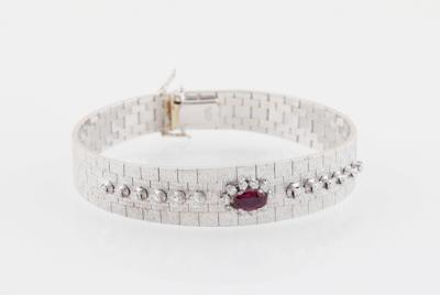 Brillant Rubinarmband - Klenoty