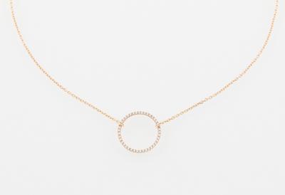 Brillantcollier zus. ca.0,30 ct - Schmuck