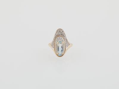 Diamant Topasring - Jewellery