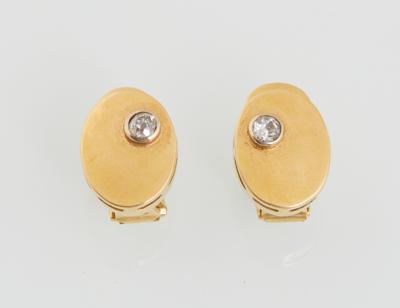 Diamantohrclips zus. ca.0,25 ct - Jewelry