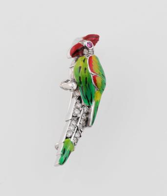 Brosche Kakadu - Jewellery