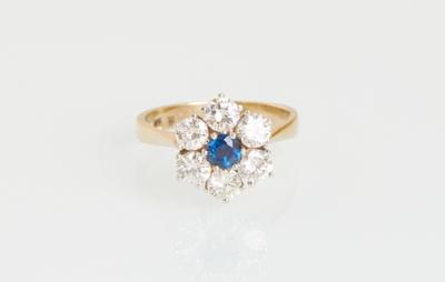 Brillant Saphir Ring - Klenoty