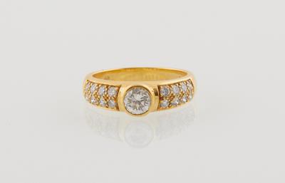 Brillantring zus. ca. 0,90 ct - Schmuck