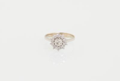 Diamant Brillant Ring zus. ca. 0,90 ct - Klenoty