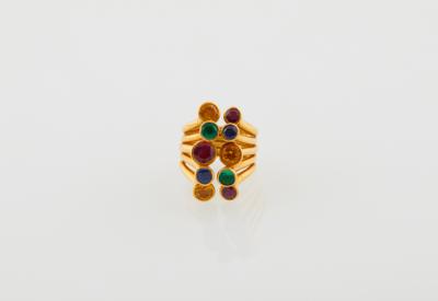 Farbstein Ring zus. ca.2,70 ct - Schmuck