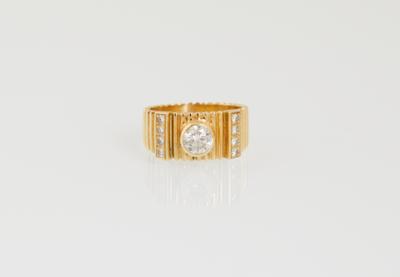 Brillantring zus. ca. 0,90 ct - Klenoty