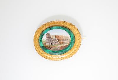 Mikromosaik Brosche Colosseum - Klenoty