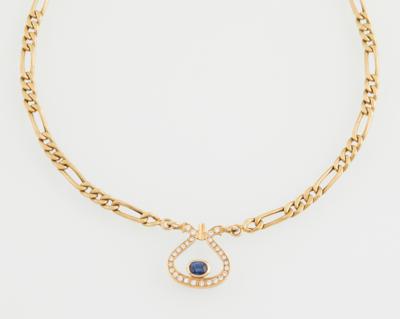 Brillant Saphir Collier - Klenoty