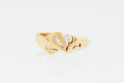 Brillantring zus. ca.0,18 ct - Klenoty