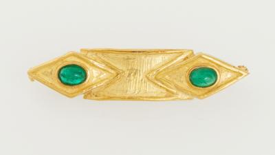 Smaragdbrosche - Jewellery