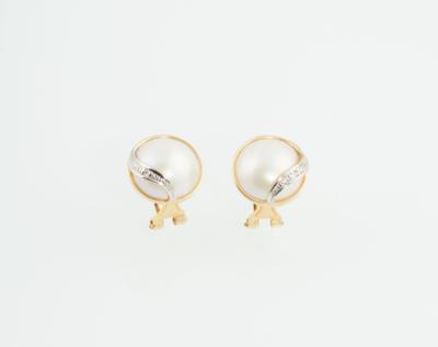 Zuchtschalen Perlen Ohrclips - Jewellery