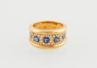 Brillant Saphir Ring - Aukce ke Dni matek