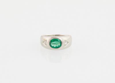 Brillant Smaragd Ring - Muttertagsauktion Schmuck