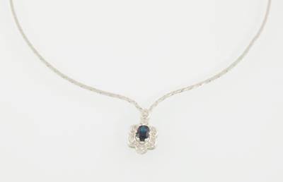 Diamant Saphircollier - Klenoty