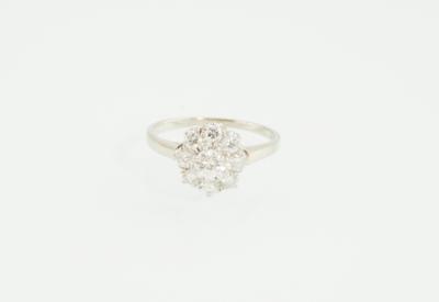 Brillantring zus. ca. 0,90 ct - Klenoty